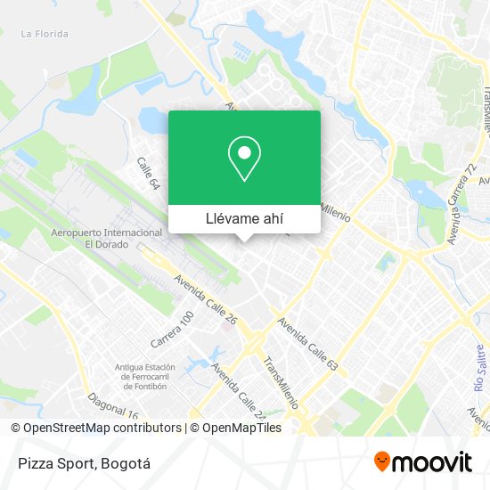 Mapa de Pizza Sport