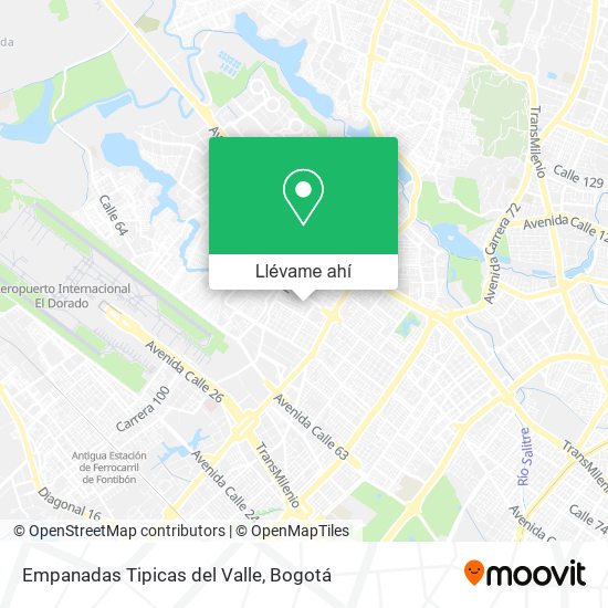 Mapa de Empanadas Tipicas del Valle