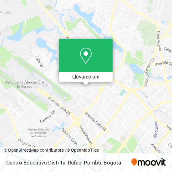 Mapa de Centro Educativo Distrital Rafael Pombo