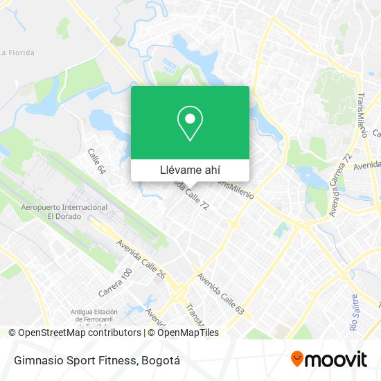 Mapa de Gimnasio Sport Fitness