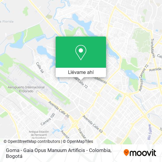 Mapa de Goma - Gaia Opus Manuum Artificis - Colombia