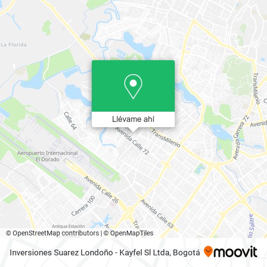 Mapa de Inversiones Suarez Londoño - Kayfel Sl Ltda