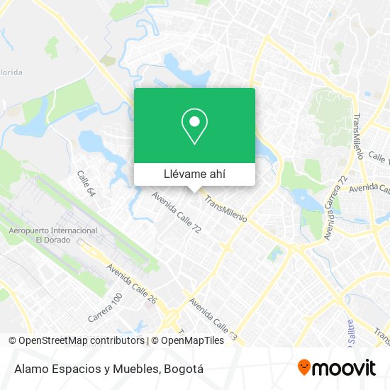 Mapa de Alamo Espacios y Muebles