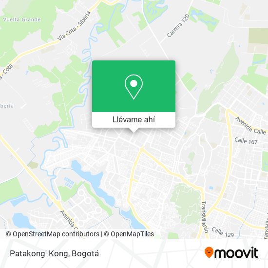 Mapa de Patakong' Kong