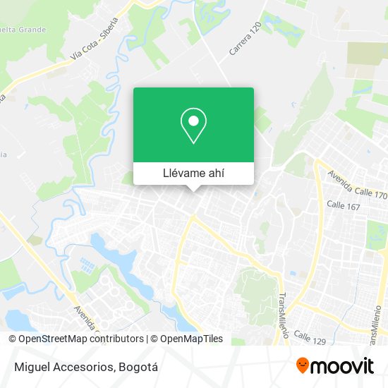 Mapa de Miguel Accesorios