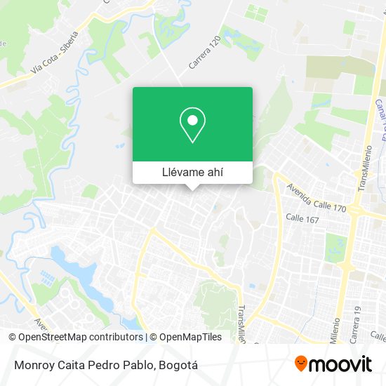 Mapa de Monroy Caita Pedro Pablo