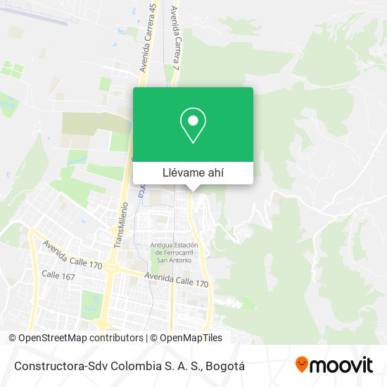 Mapa de Constructora-Sdv Colombia S. A. S.