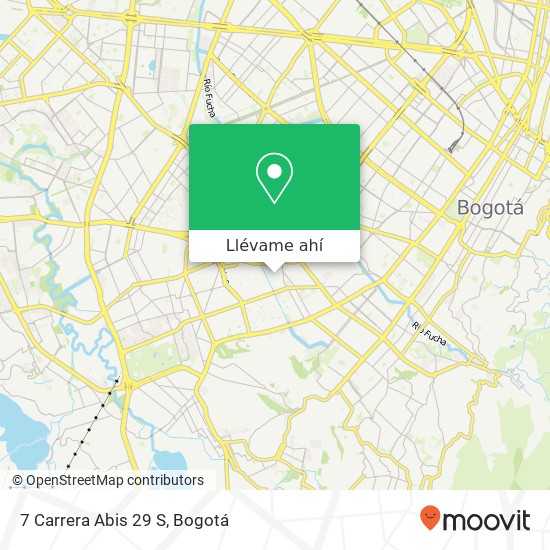 Mapa de 7 Carrera Abis 29 S