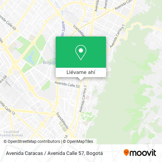 Mapa de Avenida Caracas / Avenida Calle 57