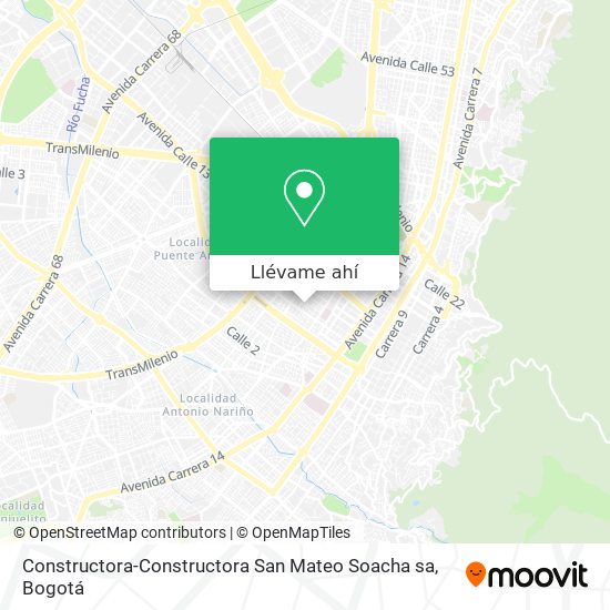 Mapa de Constructora-Constructora San Mateo Soacha sa