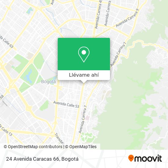 Mapa de 24 Avenida Caracas 66