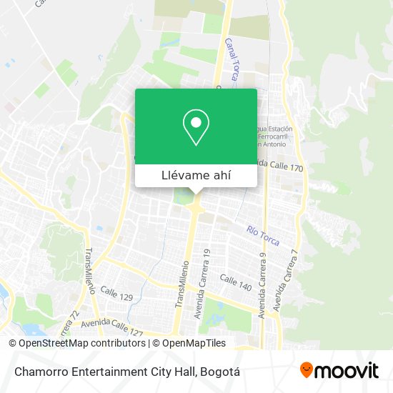 Mapa de Chamorro Entertainment City Hall
