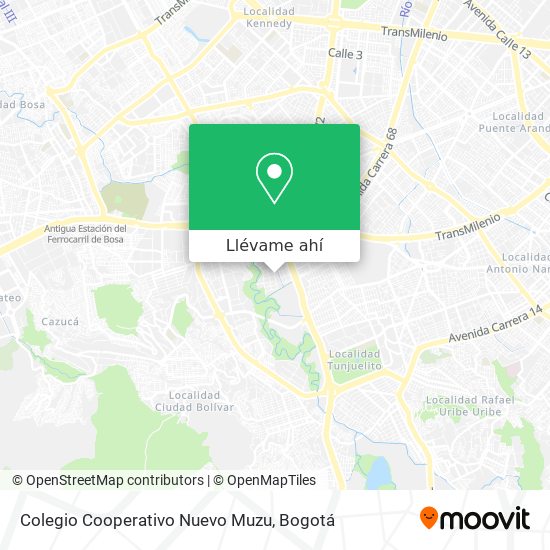 Mapa de Colegio Cooperativo Nuevo Muzu