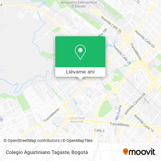 Mapa de Colegio Agustiniano Tagaste