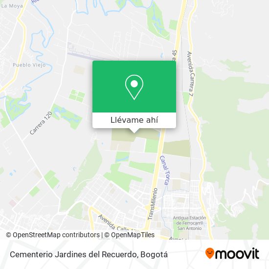 Mapa de Cementerio Jardines del Recuerdo