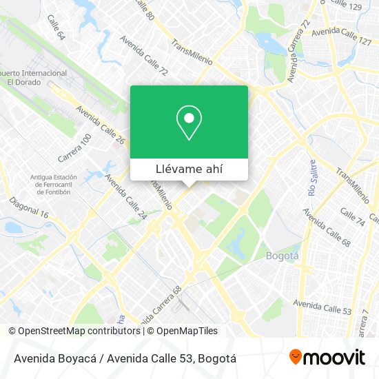 Mapa de Avenida Boyacá / Avenida Calle 53