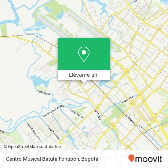 Mapa de Centro Musical Batuta Fontibón