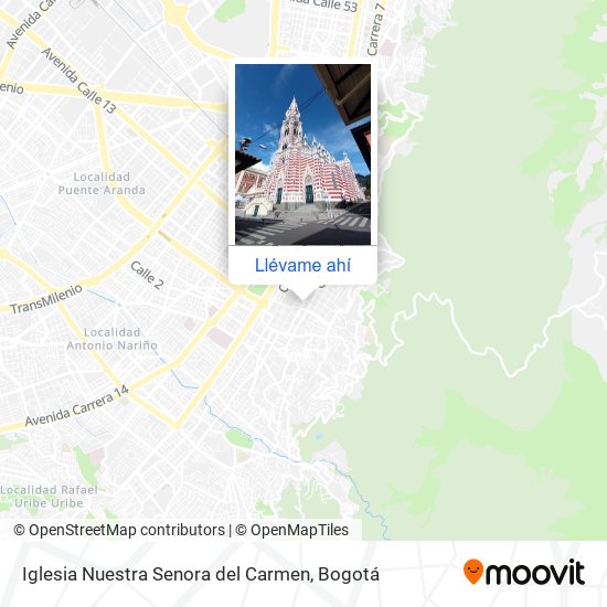 Mapa de Iglesia Nuestra Senora del Carmen