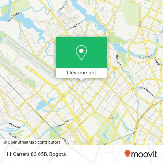 Mapa de 11 Carrera 83 65B