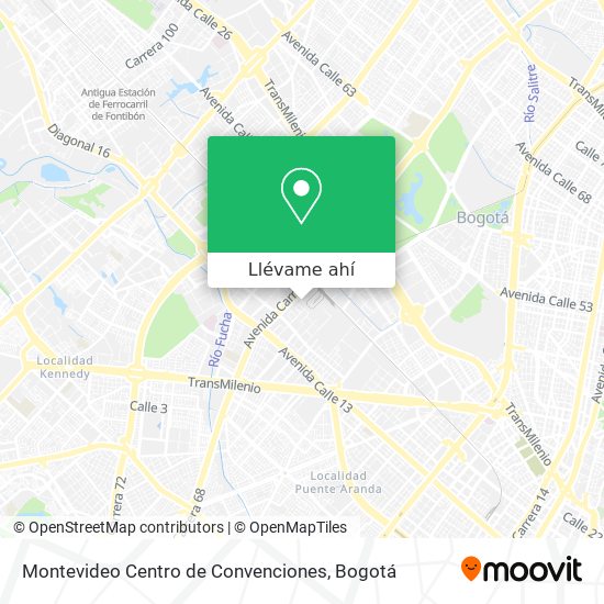 Mapa de Montevideo Centro de Convenciones
