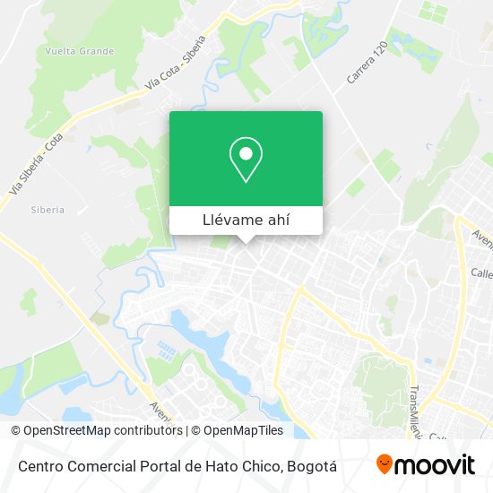 Mapa de Centro Comercial Portal de Hato Chico
