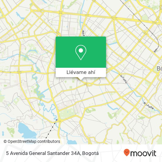 Mapa de 5 Avenida General Santander 34A