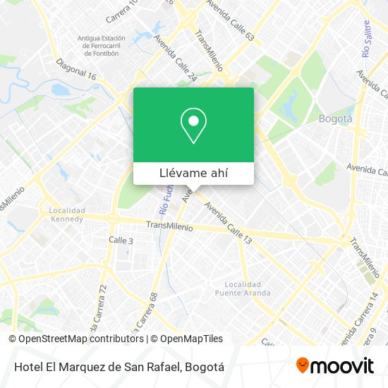 Mapa de Hotel El Marquez de San Rafael