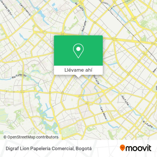 Mapa de Digraf Lion Papelería Comercial