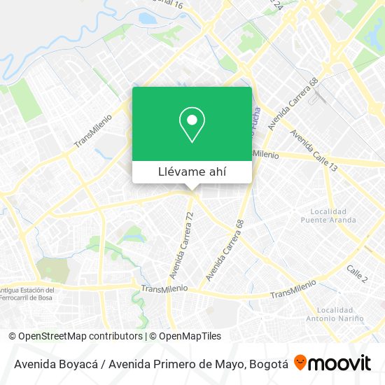 Mapa de Avenida Boyacá / Avenida Primero de Mayo