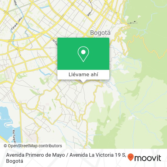 Mapa de Avenida Primero de Mayo / Avenida La Victoria 19 S