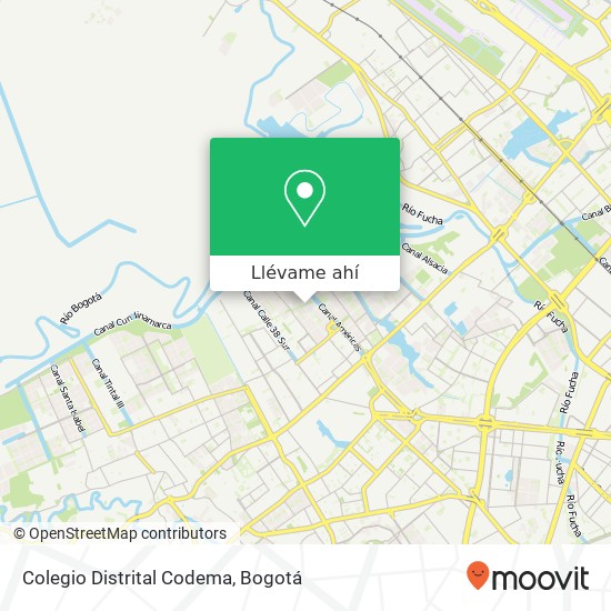 Mapa de Colegio Distrital Codema