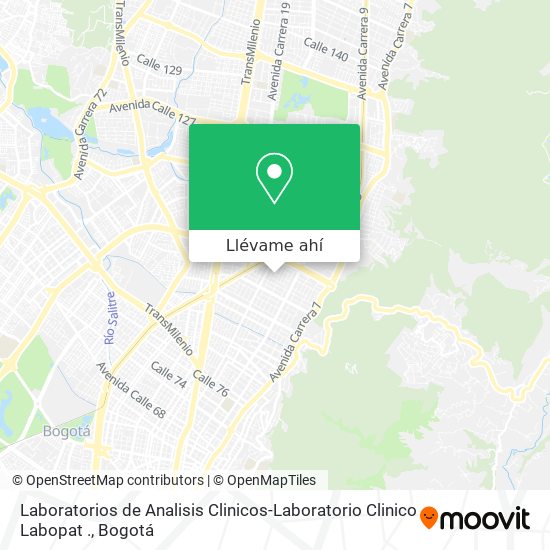 Mapa de Laboratorios de Analisis Clinicos-Laboratorio Clinico Labopat .