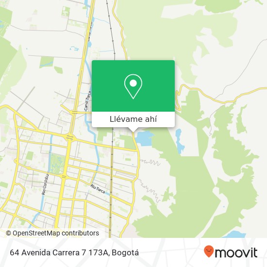 Mapa de 64 Avenida Carrera 7 173A