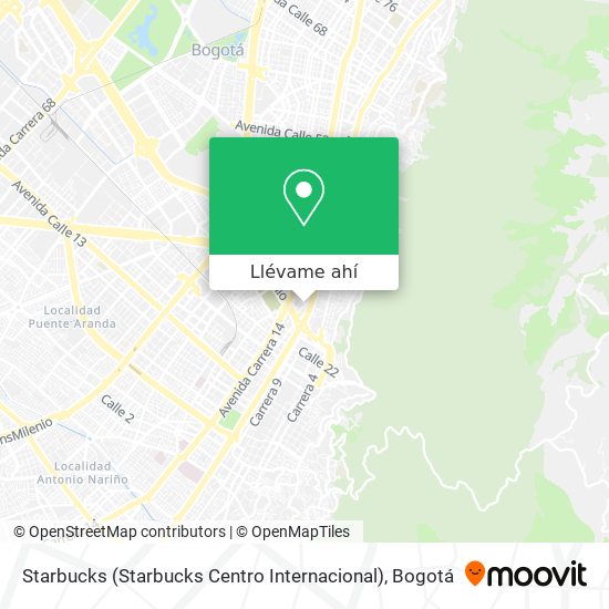 Mapa de Starbucks (Starbucks Centro Internacional)