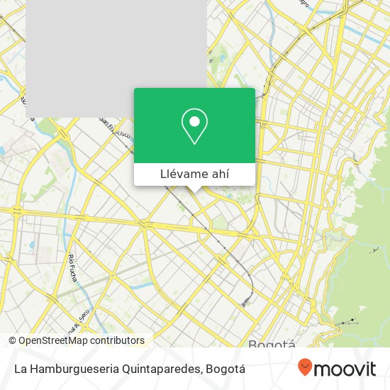 Mapa de La Hamburgueseria Quintaparedes