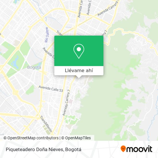 Mapa de Piqueteadero Doña Nieves