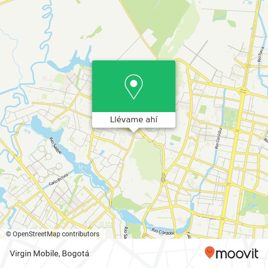 Mapa de Virgin Mobile