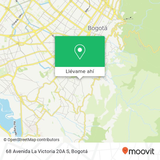 Mapa de 68 Avenida La Victoria 20A S