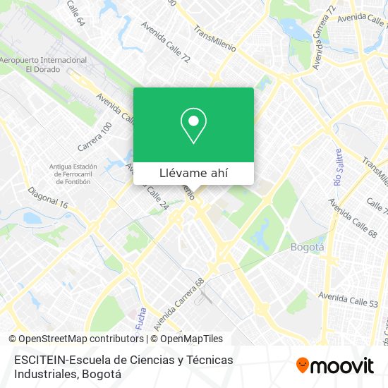 Mapa de ESCITEIN-Escuela de Ciencias y Técnicas Industriales