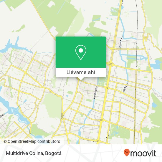 Mapa de Multidrive Colina