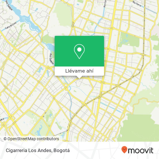 Mapa de Cigarreria Los Andes