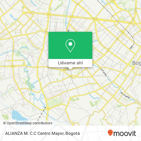 Mapa de ALIANZA M. C.C Centro Mayor