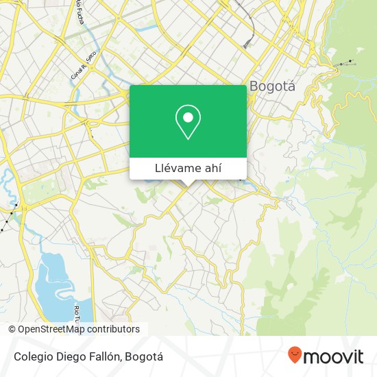 Mapa de Colegio Diego Fallón