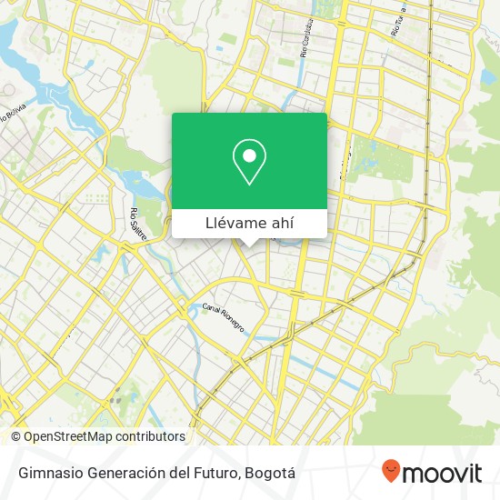 Mapa de Gimnasio Generación del Futuro