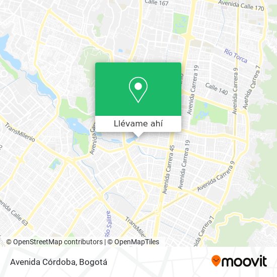 Mapa de Avenida Córdoba