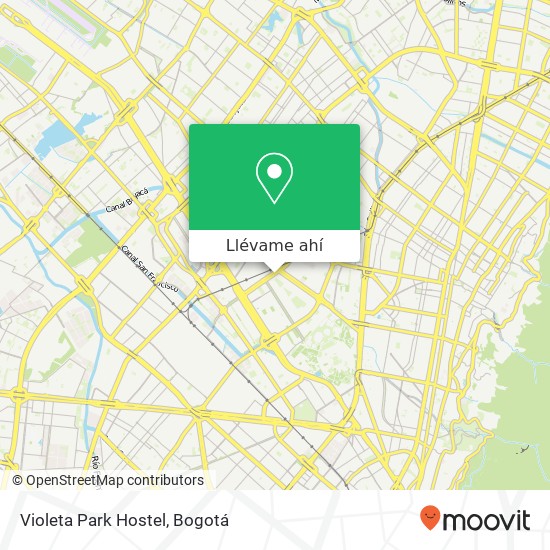 Mapa de Violeta Park Hostel