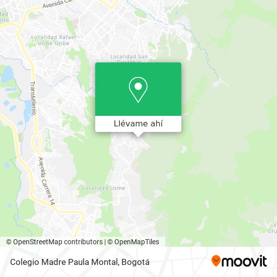 Mapa de Colegio Madre Paula Montal