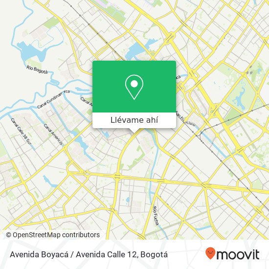 Mapa de Avenida Boyacá / Avenida Calle 12