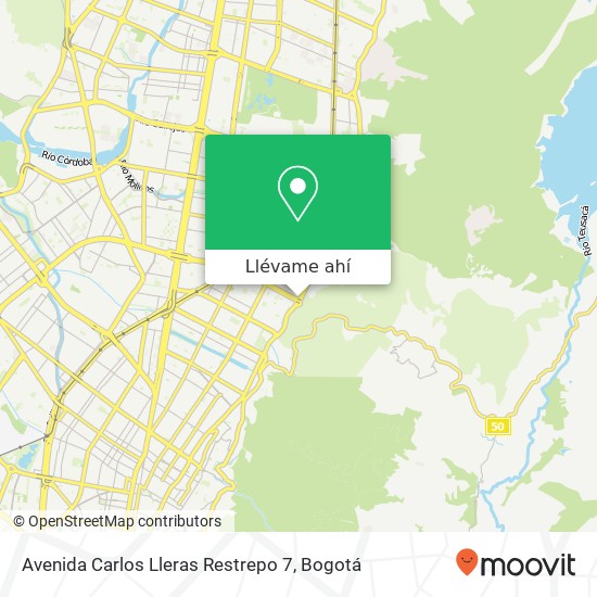 Mapa de Avenida Carlos Lleras Restrepo 7