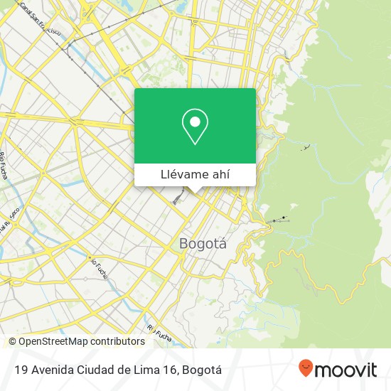Mapa de 19 Avenida Ciudad de Lima 16